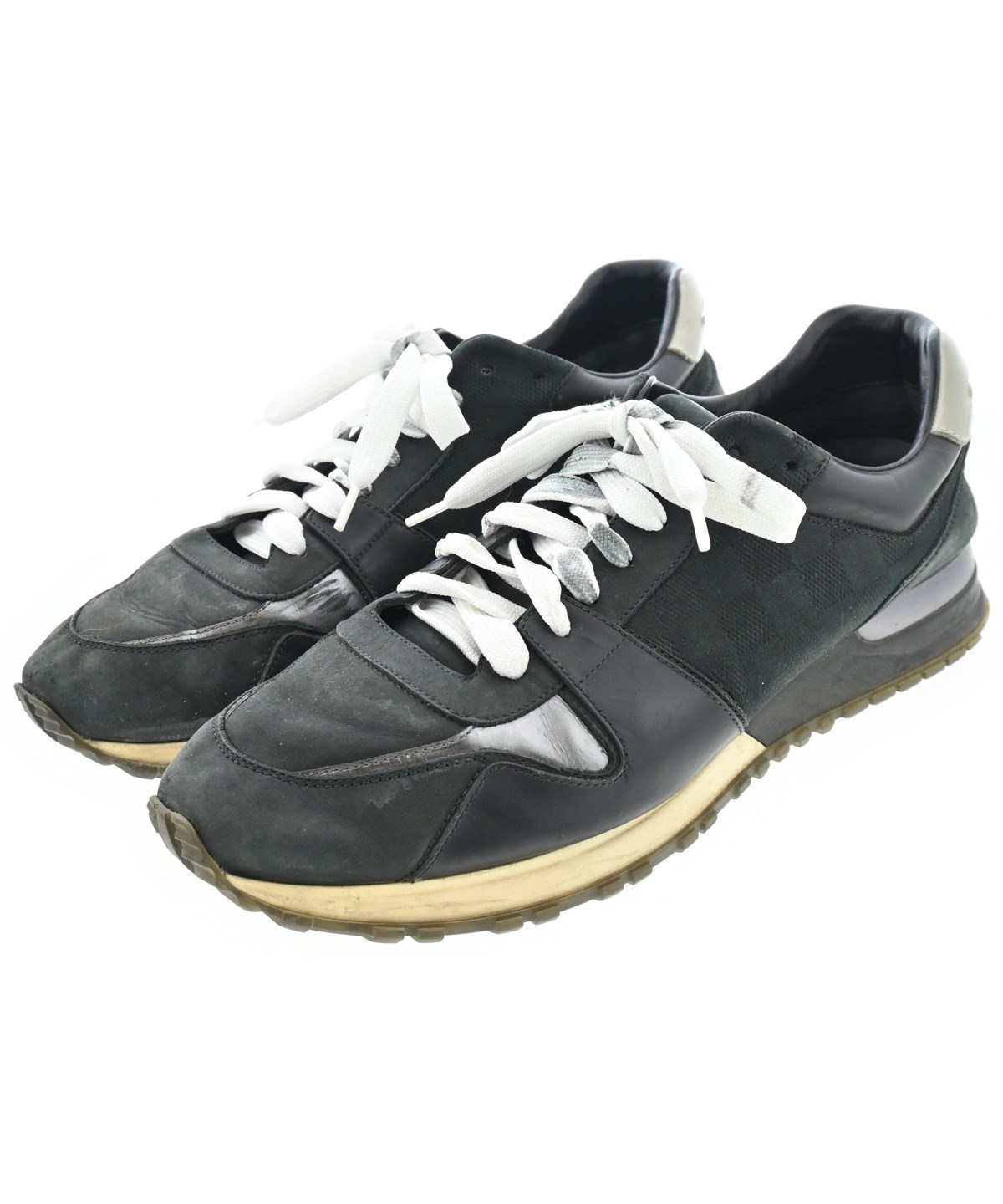 LOUIS VUITTON（ルイヴィトン）スニーカー 黒 サイズ:UK9(27.5cm位 