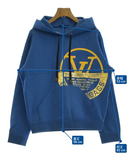 LOUIS VUITTON（ルイヴィトン）パーカー 青 サイズ:S レディース/2200661135075