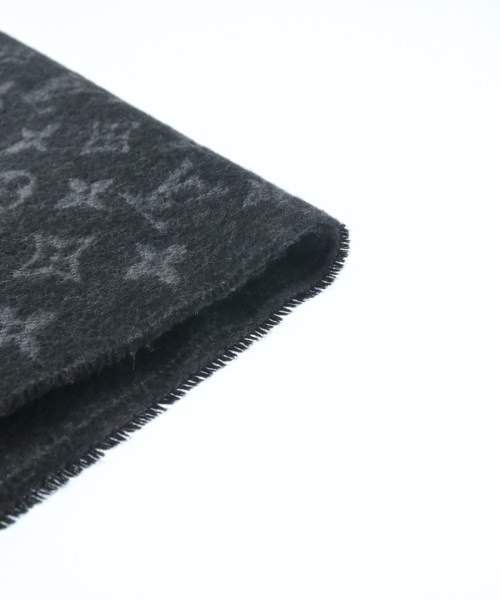 LOUIS VUITTON（ルイヴィトン）マフラー 黒 サイズ:- メンズ/2200660779133