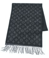 LOUIS VUITTON（ルイヴィトン）マフラー 黒 サイズ:- メンズ/2200660779133