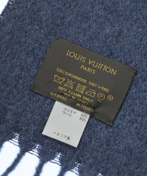 LOUIS VUITTON（ルイヴィトン）マフラー 紺 サイズ:- メンズ/2200661655016