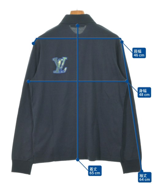 LOUIS VUITTON（ルイヴィトン）ポロシャツ 紺 サイズ:XS メンズ/2200661979013