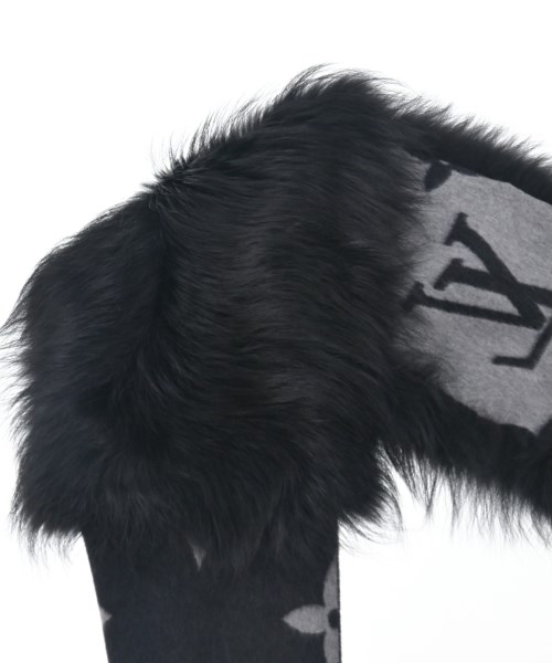 LOUIS VUITTON（ルイヴィトン）マフラー 黒 サイズ:- レディース/2200712031066