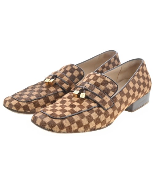LOUIS VUITTON（ルイヴィトン）ドレスシューズ/ローファー 茶 サイズ:38(24.5cm位) レディース/2200712318020