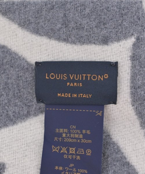 LOUIS VUITTON（ルイヴィトン）マフラー グレー サイズ:- レディース/2200714562032