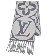 LOUIS VUITTON（ルイヴィトン）マフラー グレー サイズ:- レディース/2200714562032