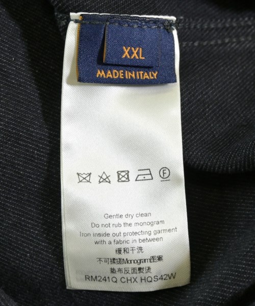 LOUIS VUITTON（ルイヴィトン）デニムジャケット 黒 サイズ:XXL メンズ/2200715437018