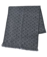 LOUIS VUITTON（ルイヴィトン）マフラー 黒 サイズ:- メンズ/2200643013056