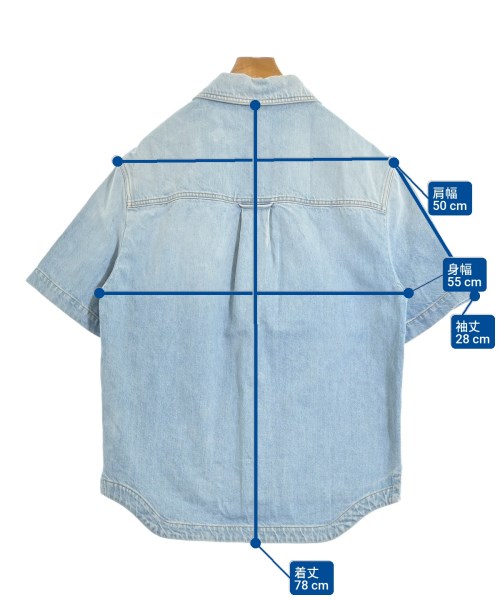 LOUIS VUITTON（ルイヴィトン）カジュアルシャツ 青 サイズ:S メンズ/2200649248018