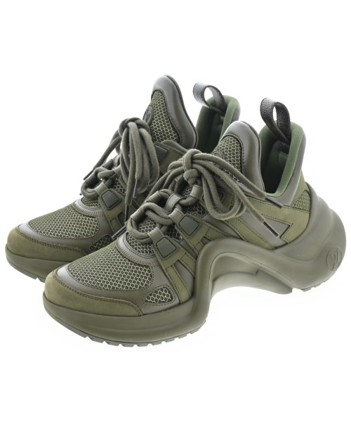 LOUIS VUITTON(ルイヴィトン)スニーカー カーキ サイズ:EU36 1/2(23cm位)/2200640904043