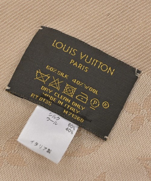 LOUIS VUITTON（ルイヴィトン）ストール ベージュ サイズ:- レディース/2200651563123