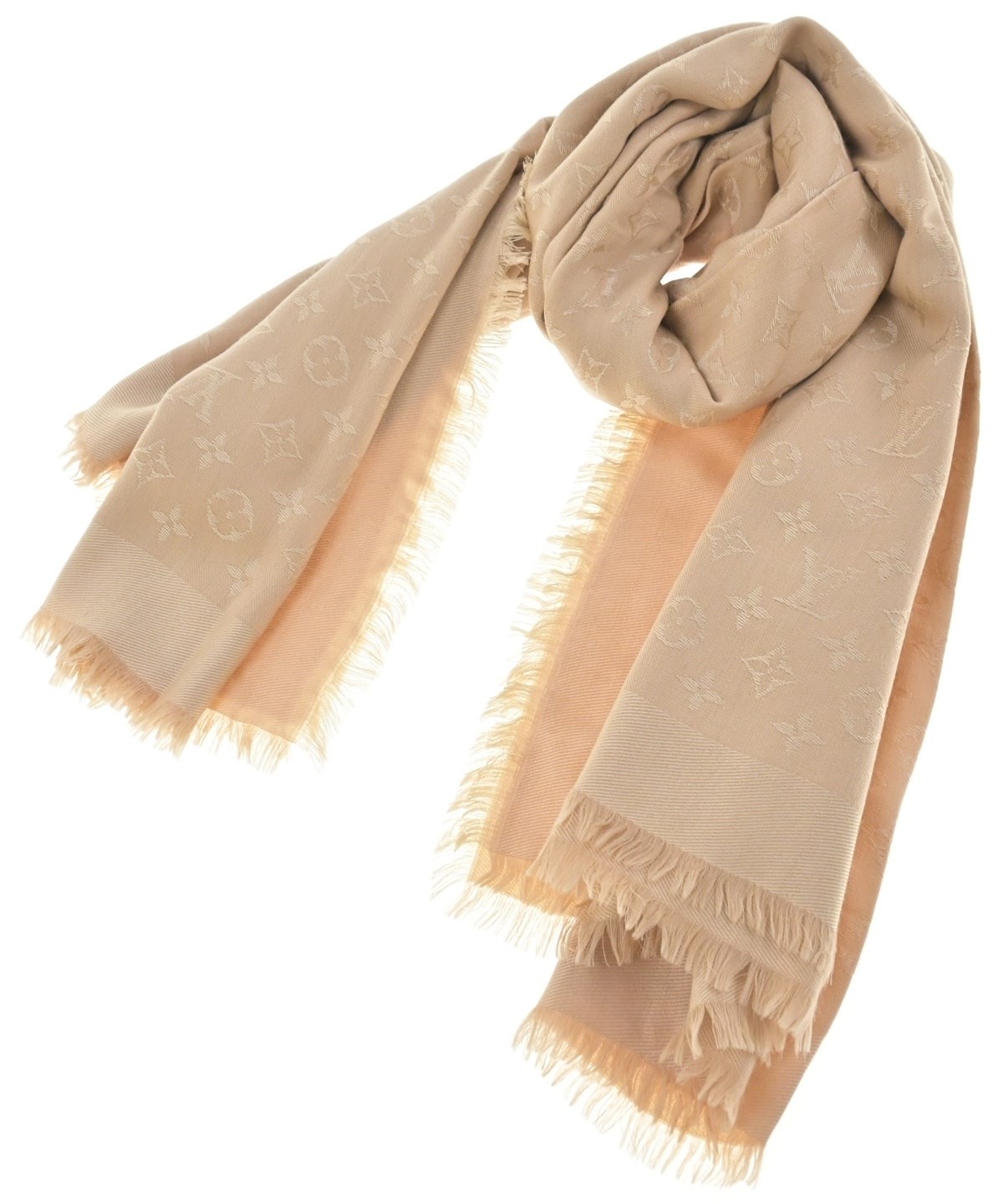 LOUIS VUITTON（ルイヴィトン）ストール ベージュ サイズ:- レディース