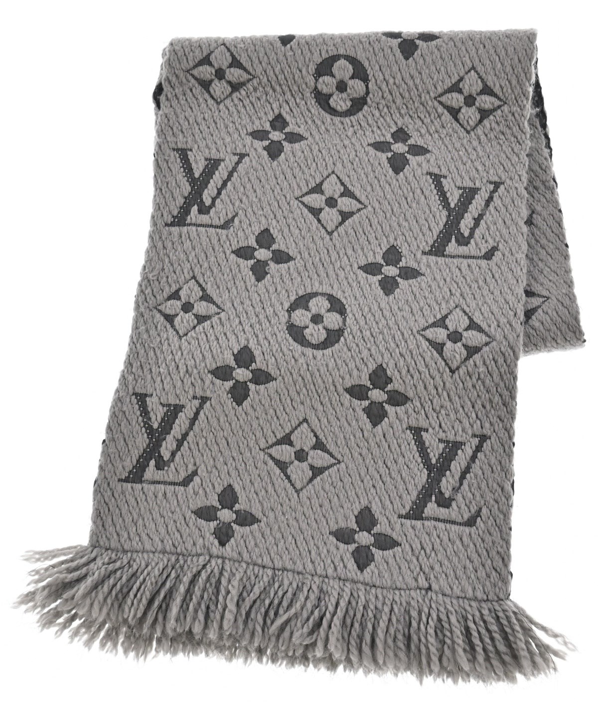 LOUIS VUITTON（ルイヴィトン）マフラー グレー サイズ:- メンズ