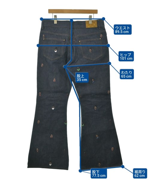 LOUIS VUITTON（ルイヴィトン）デニムパンツ 紺 サイズ:34(XL位) メンズ/2200653321035
