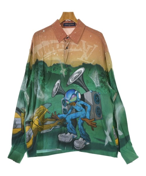 LOUIS VUITTON(ルイヴィトン)カジュアルシャツ 緑 サイズ:L/2200653321127