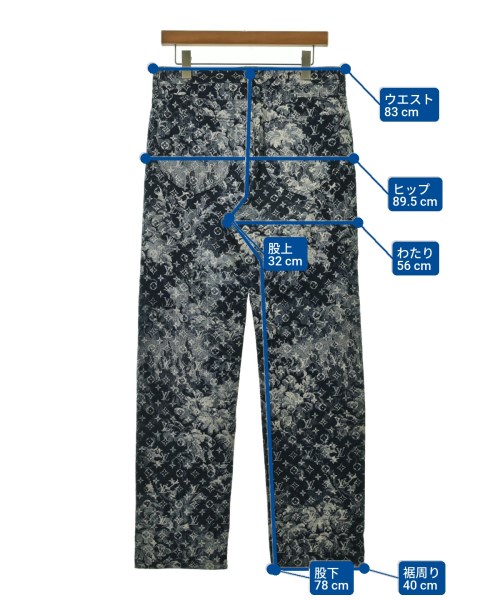 LOUIS VUITTON（ルイヴィトン）デニムパンツ 紺 サイズ:30(M位) メンズ/2200645069051