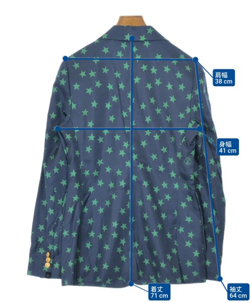 LOUIS VUITTON（ルイヴィトン）テーラードジャケット 紺 サイズ:36(XS位) レディース/2200653932026