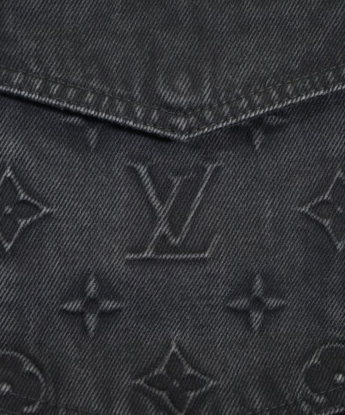 LOUIS VUITTON（ルイヴィトン）デニムジャケット 黒 サイズ:L メンズ/2200653932095