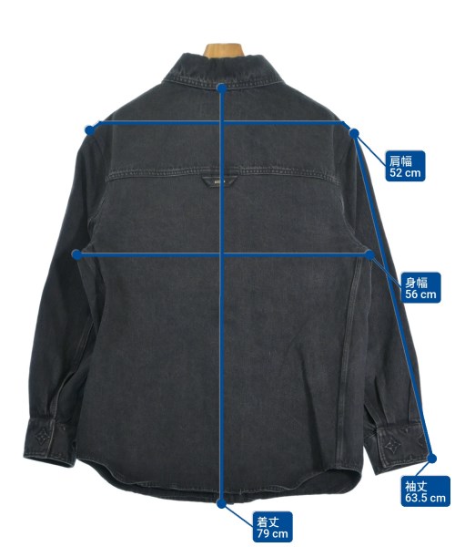 LOUIS VUITTON（ルイヴィトン）デニムジャケット 黒 サイズ:L メンズ/2200653932095