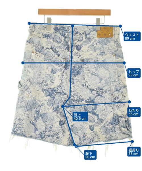 LOUIS VUITTON（ルイヴィトン）ショートパンツ 紺 サイズ:32(L位) メンズ/2200653932125