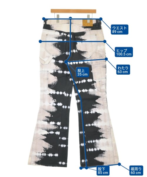 LOUIS VUITTON（ルイヴィトン）デニムパンツ 黒 サイズ:34(XL位) メンズ/2200653932132