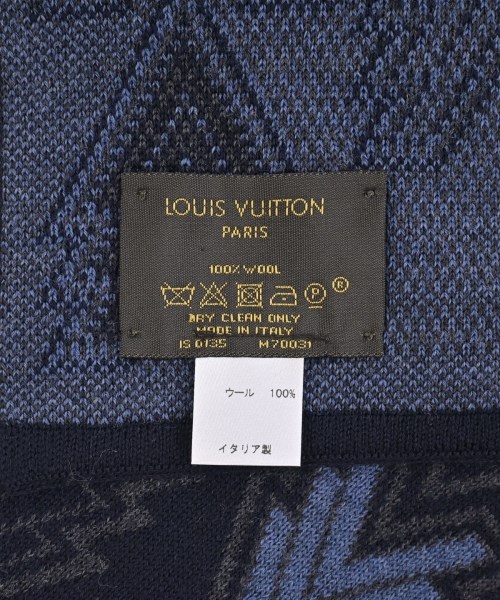 LOUIS VUITTON（ルイヴィトン）マフラー 紺 サイズ:- メンズ/2200654098561