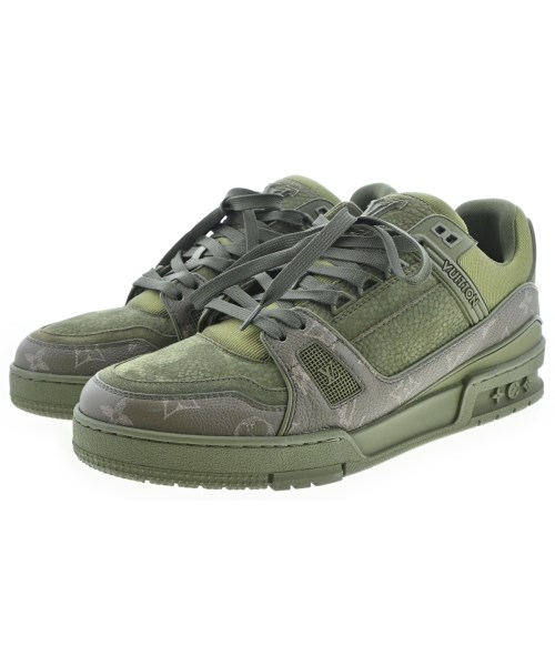 LOUIS VUITTON(ルイヴィトン)スニーカー カーキ サイズ:UK8(26.5cm位)/2200703388025