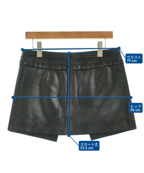 LOUIS VUITTON（ルイヴィトン）ミニスカート 黒 サイズ:38(S位) レディース/2200703503053