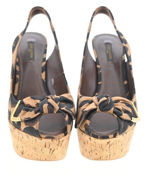 LOUIS VUITTON（ルイヴィトン）サンダル 茶 サイズ:EU37 1/2(24cm位) レディース/2200703804013