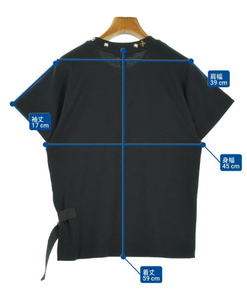 LOUIS VUITTON（ルイヴィトン）Tシャツ・カットソー 黒 サイズ:S レディース/2200708430125