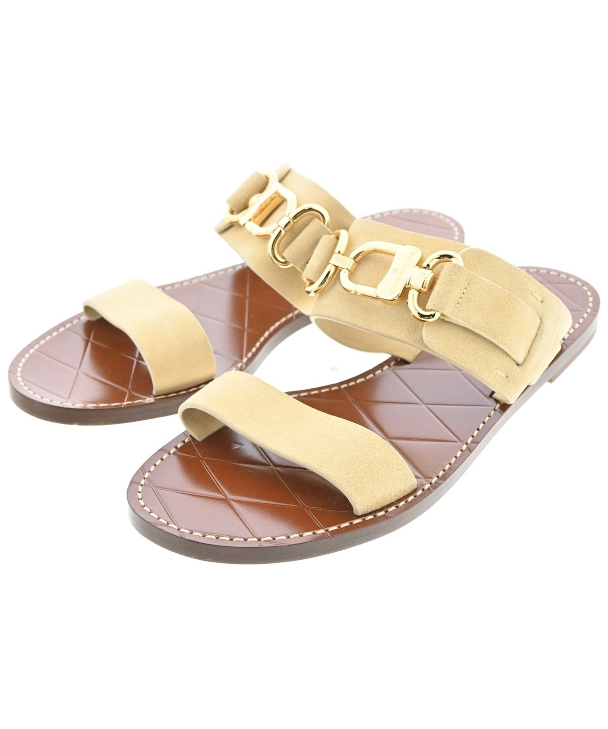 LOUIS VUITTON(ルイヴィトン)サンダル ベージュ サイズ:EU39 LOUIS VUITTON(ルイヴィトン)サンダル ベージュ サイズ:EU39