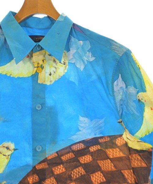 LOUIS VUITTON（ルイヴィトン）カジュアルシャツ 青 サイズ:L メンズ/2200667456020