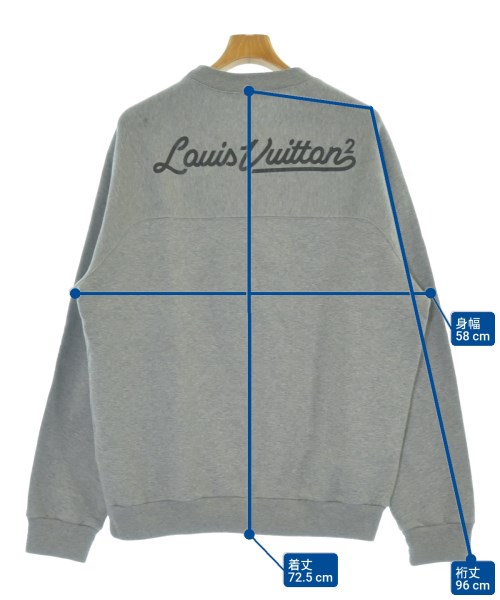LOUIS VUITTON（ルイヴィトン）スウェット グレー サイズ:XL メンズ/2200665112027