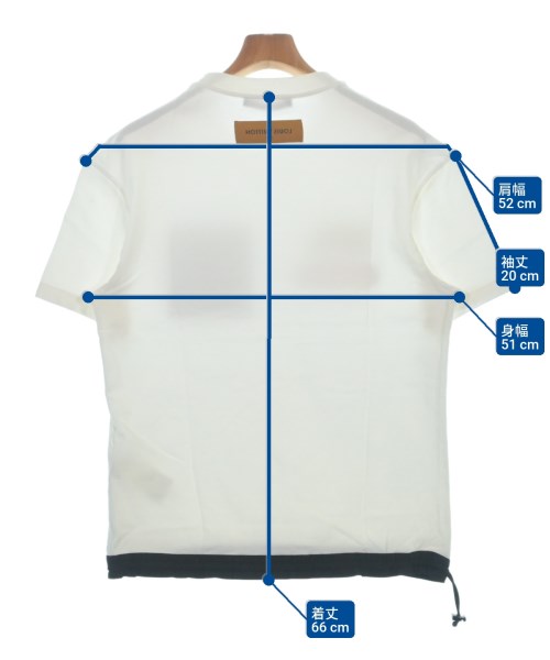 LOUIS VUITTON（ルイヴィトン）Tシャツ・カットソー 白 サイズ:XS メンズ/2200668408035