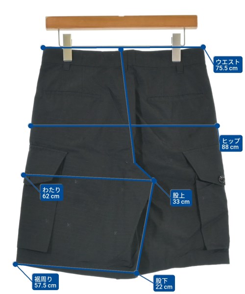 LOUIS VUITTON（ルイヴィトン）ショートパンツ 黒 サイズ:44(S位) メンズ/2200668856027