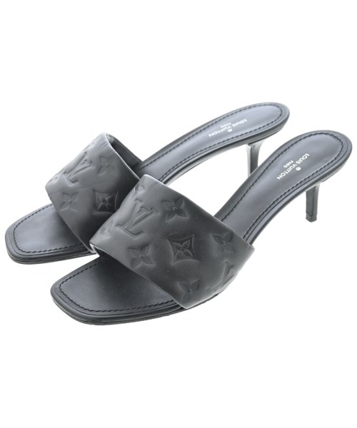 LOUIS VUITTON(ルイヴィトン)サンダル 黒 サイズ:EU39(25.5cm位)/2200670230297