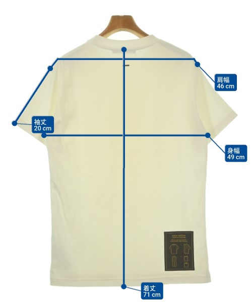 LOUIS VUITTON（ルイヴィトン）Tシャツ・カットソー 白 サイズ:S メンズ/2200666136060