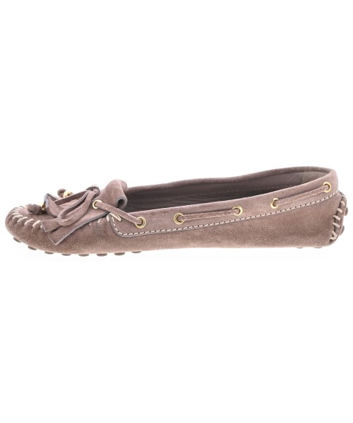 LOUIS VUITTON（ルイヴィトン）モカシン/デッキシューズ 茶 サイズ:EU40(26.5cm位) レディース/2200722224113