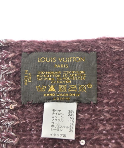 LOUIS VUITTON（ルイヴィトン）ストール 赤 サイズ:- レディース/2200729340502