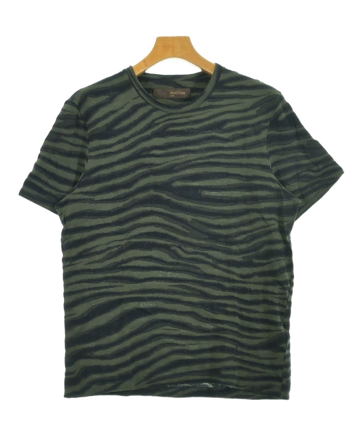 LOUIS VUITTON 【日本人サイズＬ】Tシャツ ブラック【値下げ不可】 LOUIS VUITTON（ルイヴィトン）Tシャツ・カットソー カーキ サイズ:L
