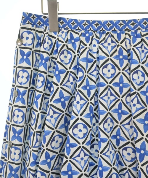 LOUIS VUITTON（ルイヴィトン）ロング・マキシ丈スカート 青 サイズ:38(S位) レディース/2200731520169