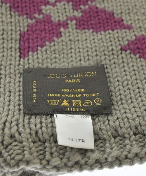LOUIS VUITTON（ルイヴィトン）マフラー グレー サイズ:- レディース/2200733762093