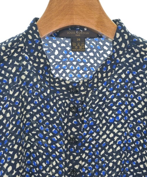LOUIS VUITTON（ルイヴィトン）ブラウス 紺 サイズ:36(XS位) レディース/2200711958104