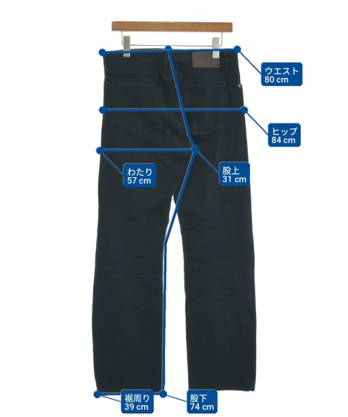 LOUIS VUITTON（ルイヴィトン）デニムパンツ 黒 サイズ:40(M位) メンズ/2200721457055