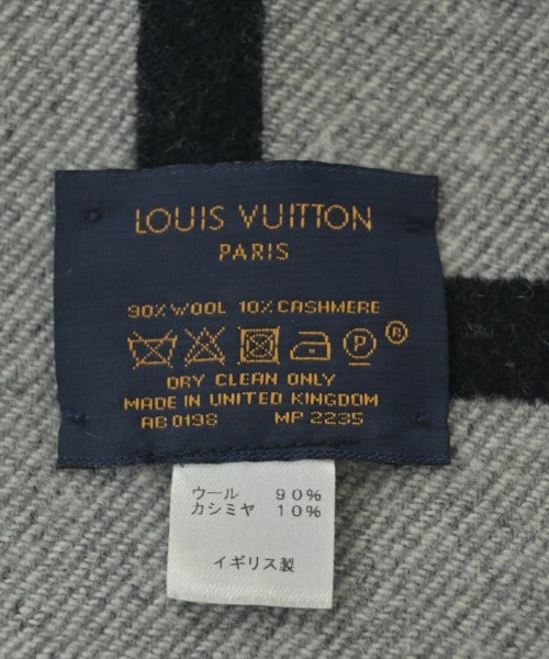 LOUIS VUITTON（ルイヴィトン）マフラー 黒 サイズ:- メンズ/2200721856056