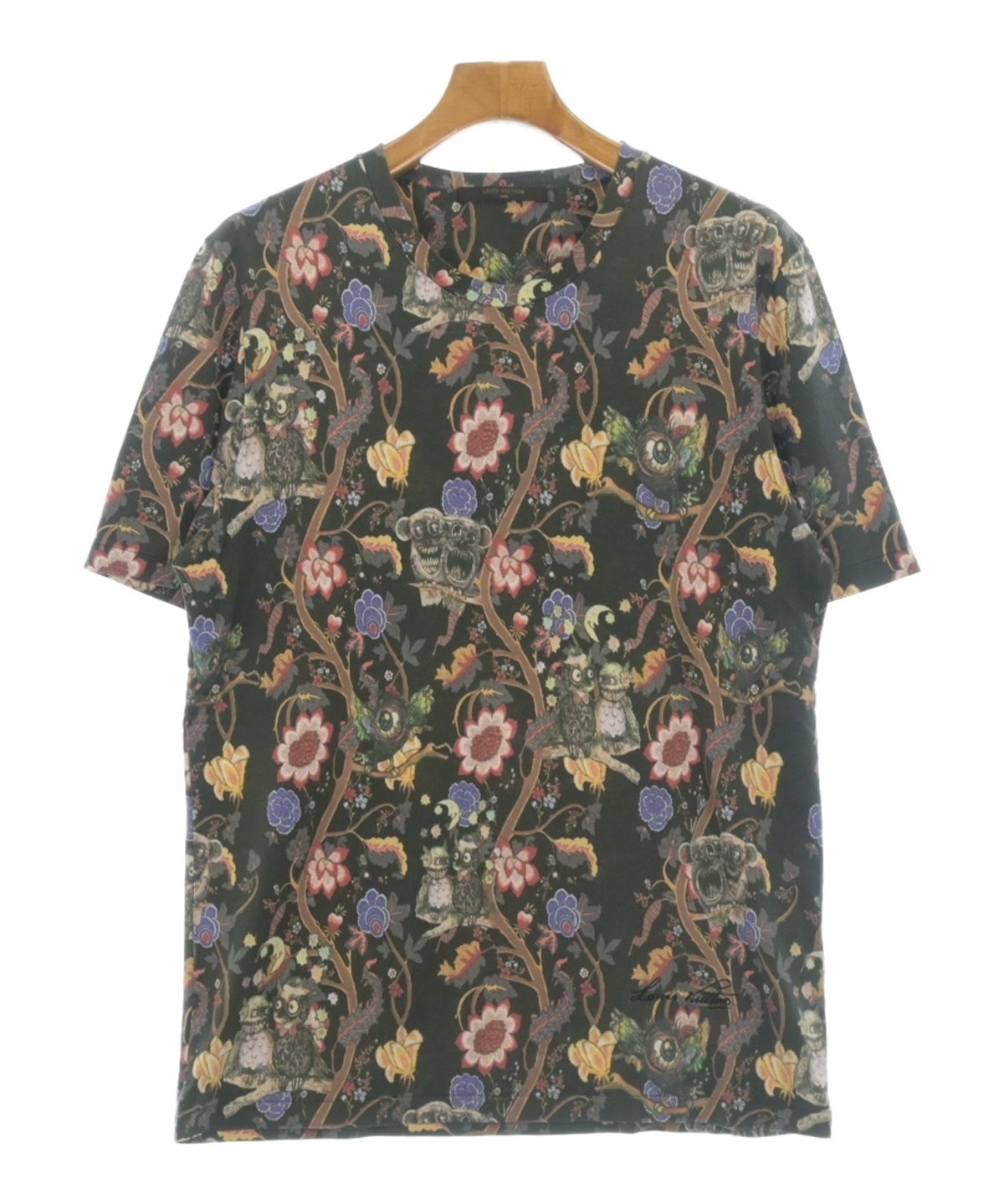 ルイヴィトン メンズ Vネック Tシャツ サイズM LOUIS VUITTON（ルイヴィトン）Tシャツ・カットソー グレー サイズ:L