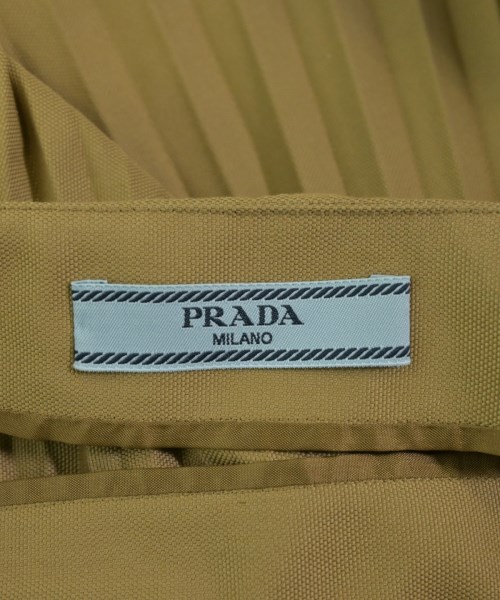 PRADA（プラダ）ひざ丈スカート ベージュ サイズ:38(S位) レディース/2200716876236