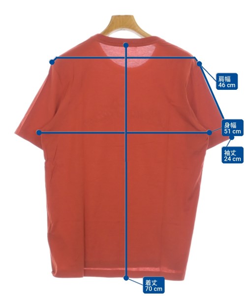 LOUIS VUITTON（ルイヴィトン）Tシャツ・カットソー オレンジ サイズ:XL メンズ/2200721020174
