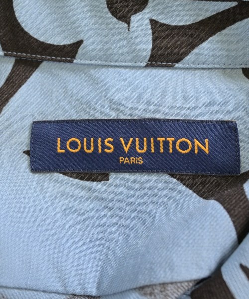 LOUIS VUITTON（ルイヴィトン）カジュアルシャツ 青 サイズ:L メンズ/2200723412014