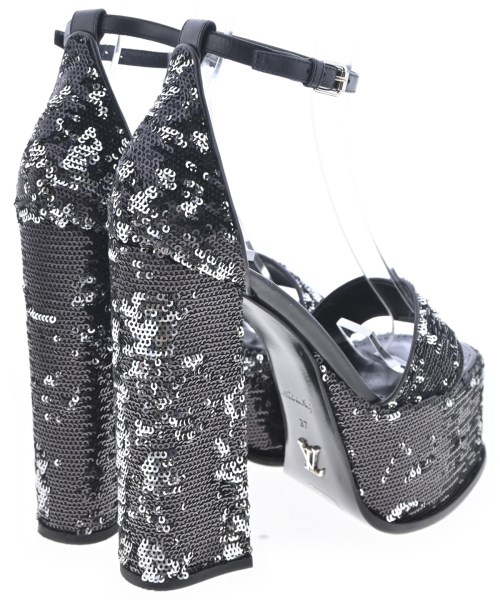 LOUIS VUITTON（ルイヴィトン）サンダル 黒 サイズ:EU37 1/2(24cm位) レディース/2200725694173